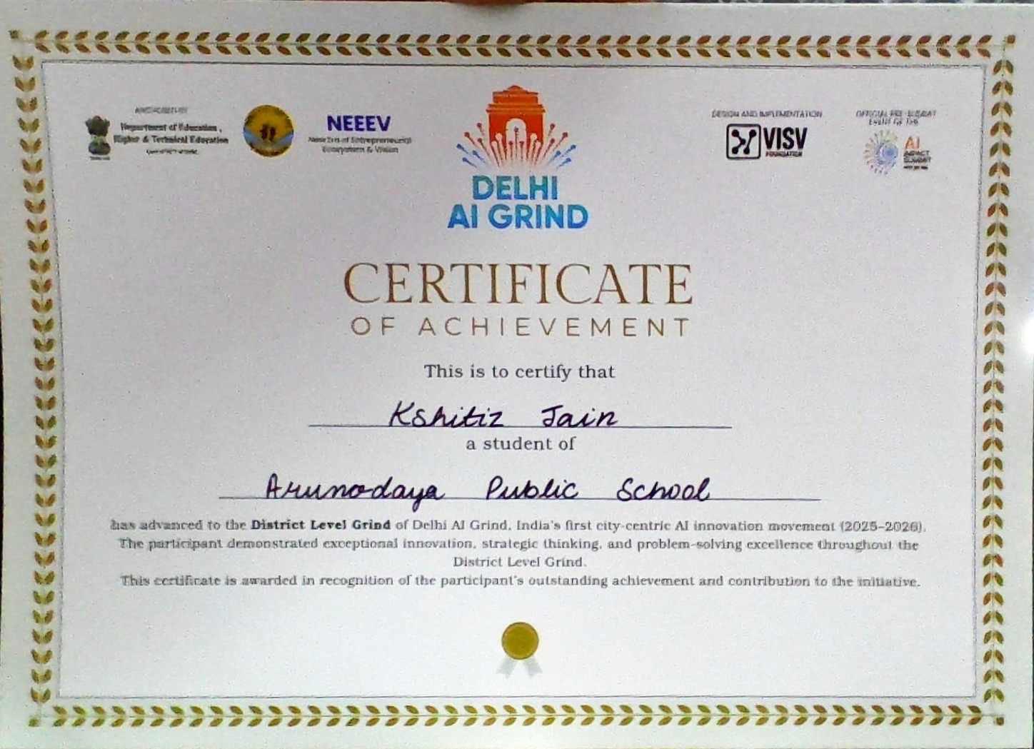Certificate 4
